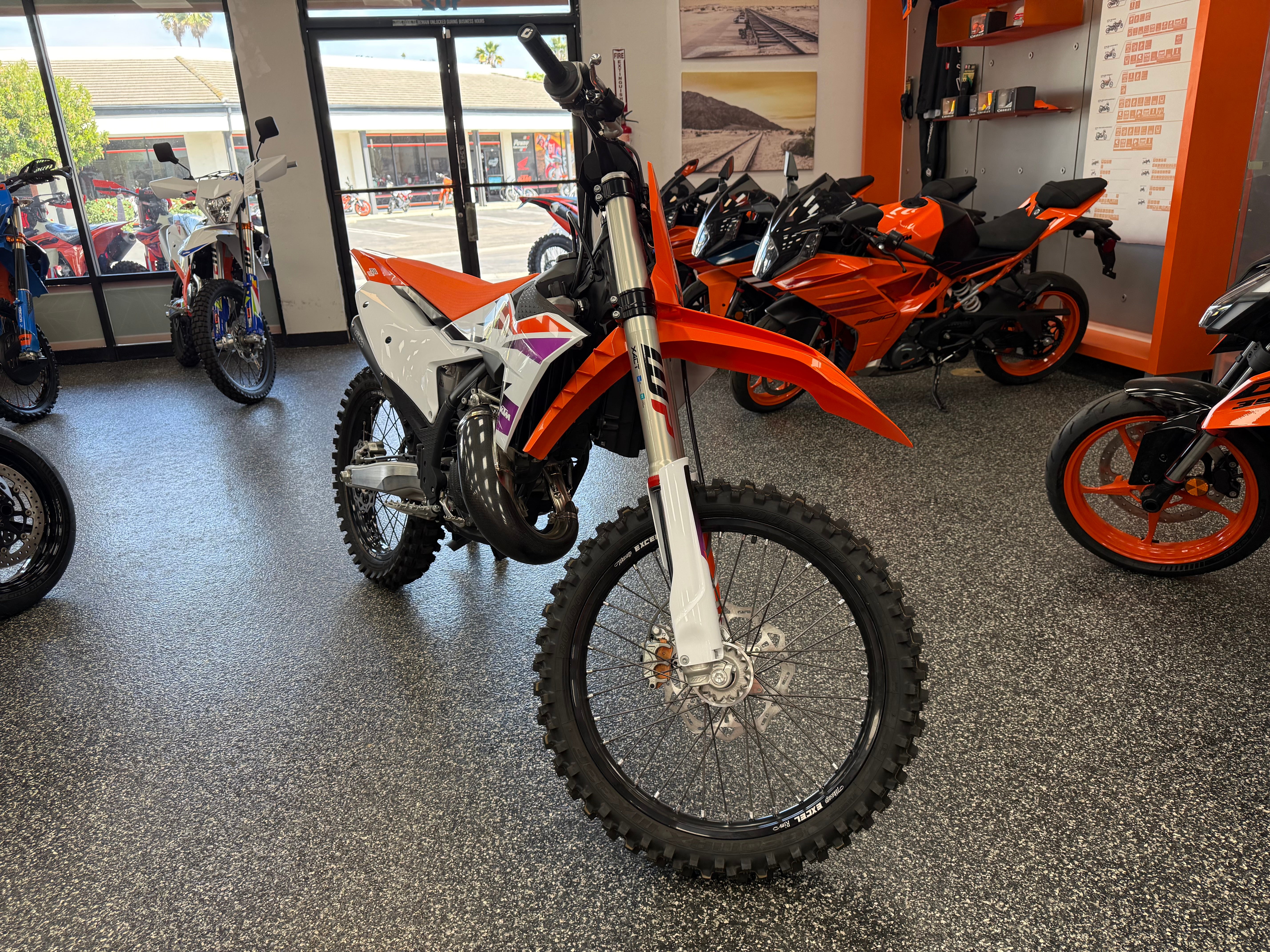 2024 KTM 125 SX side view