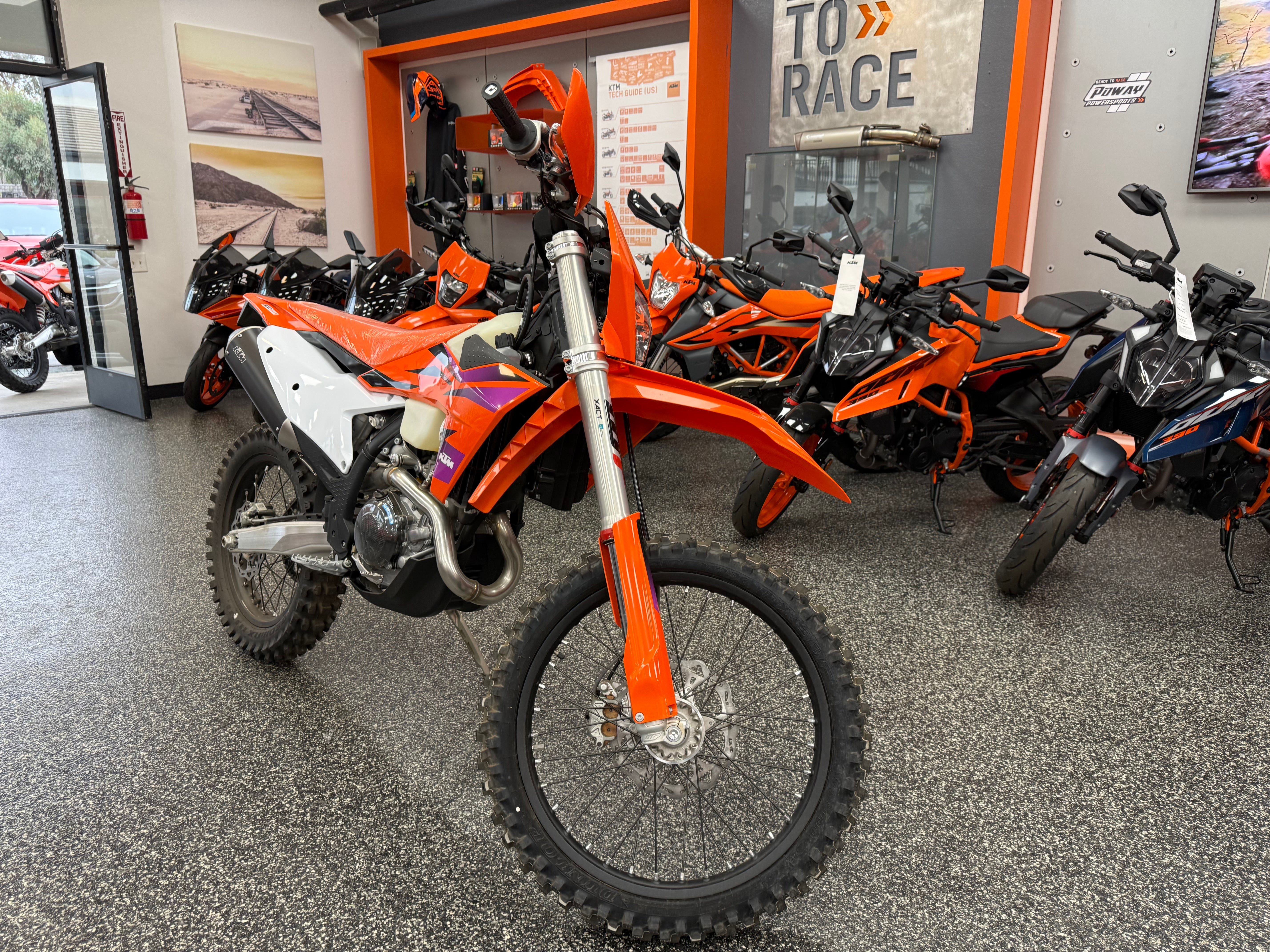 2024 KTM 500 XW-F side view