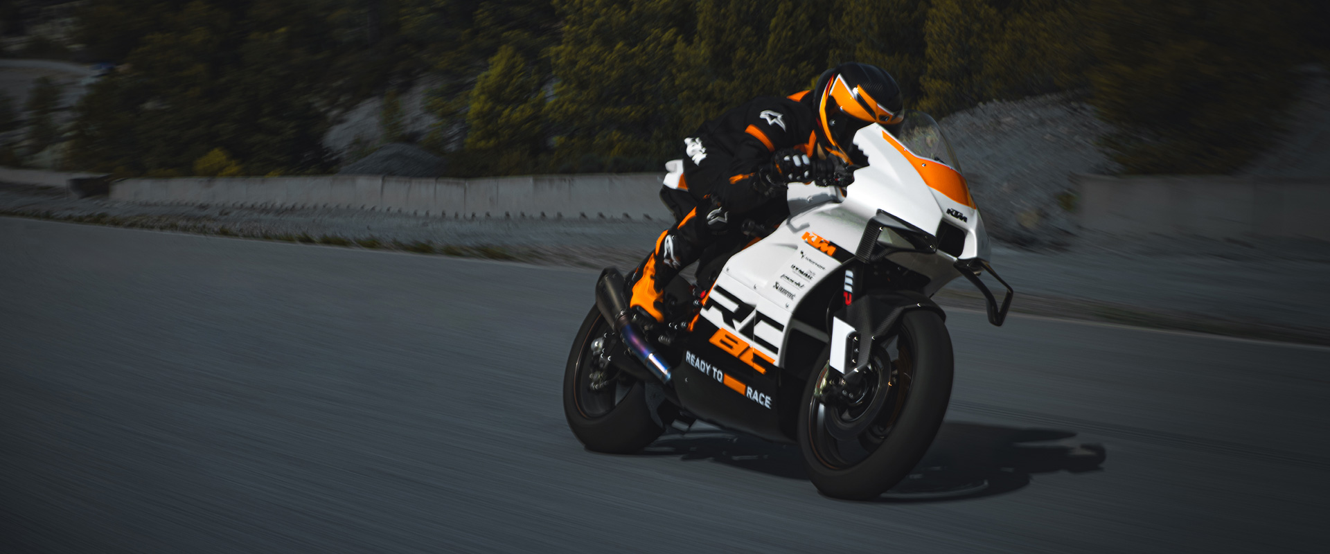 2024 KTM RC 8C on track