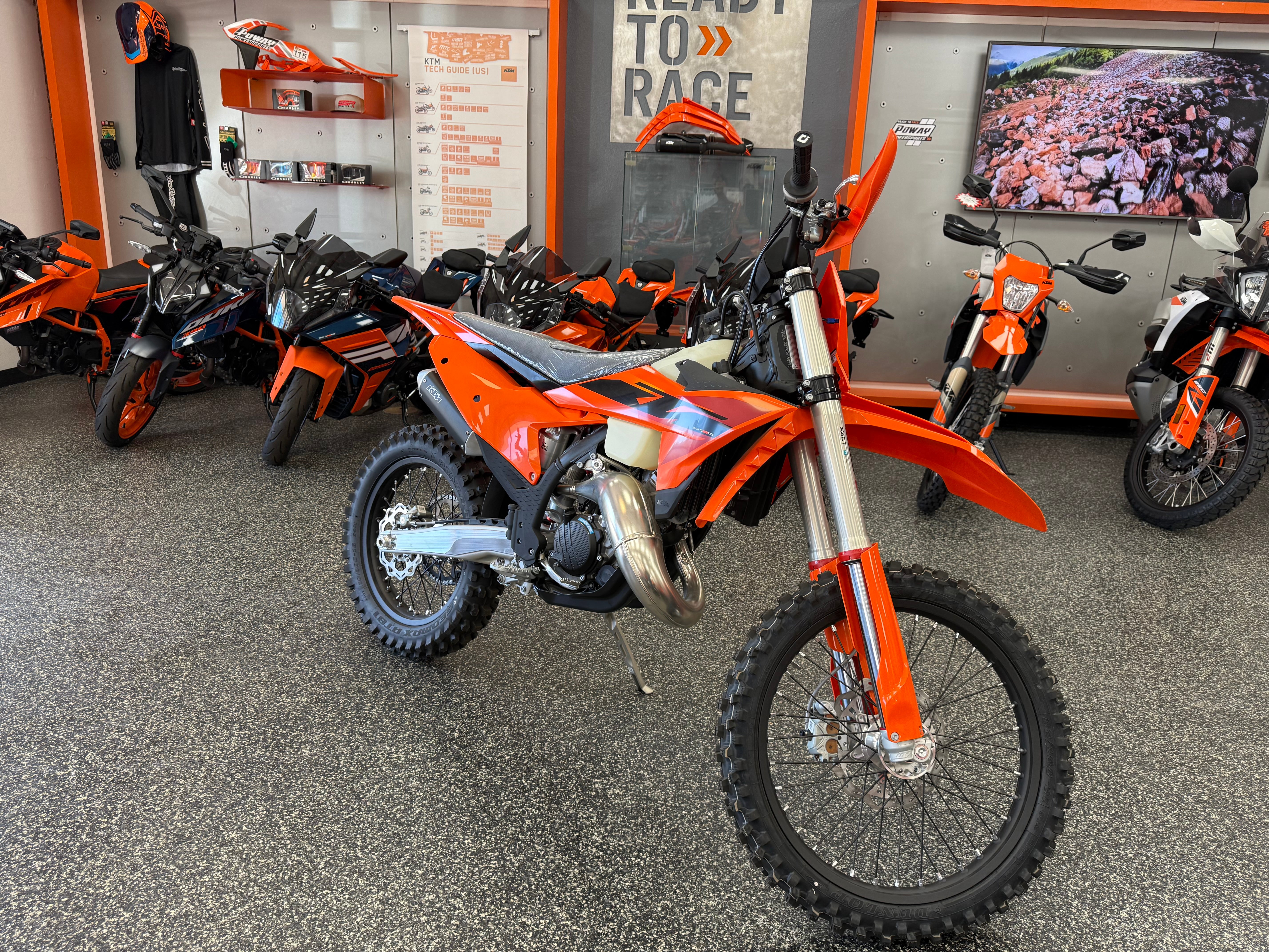 2025 KTM 125 XC side view