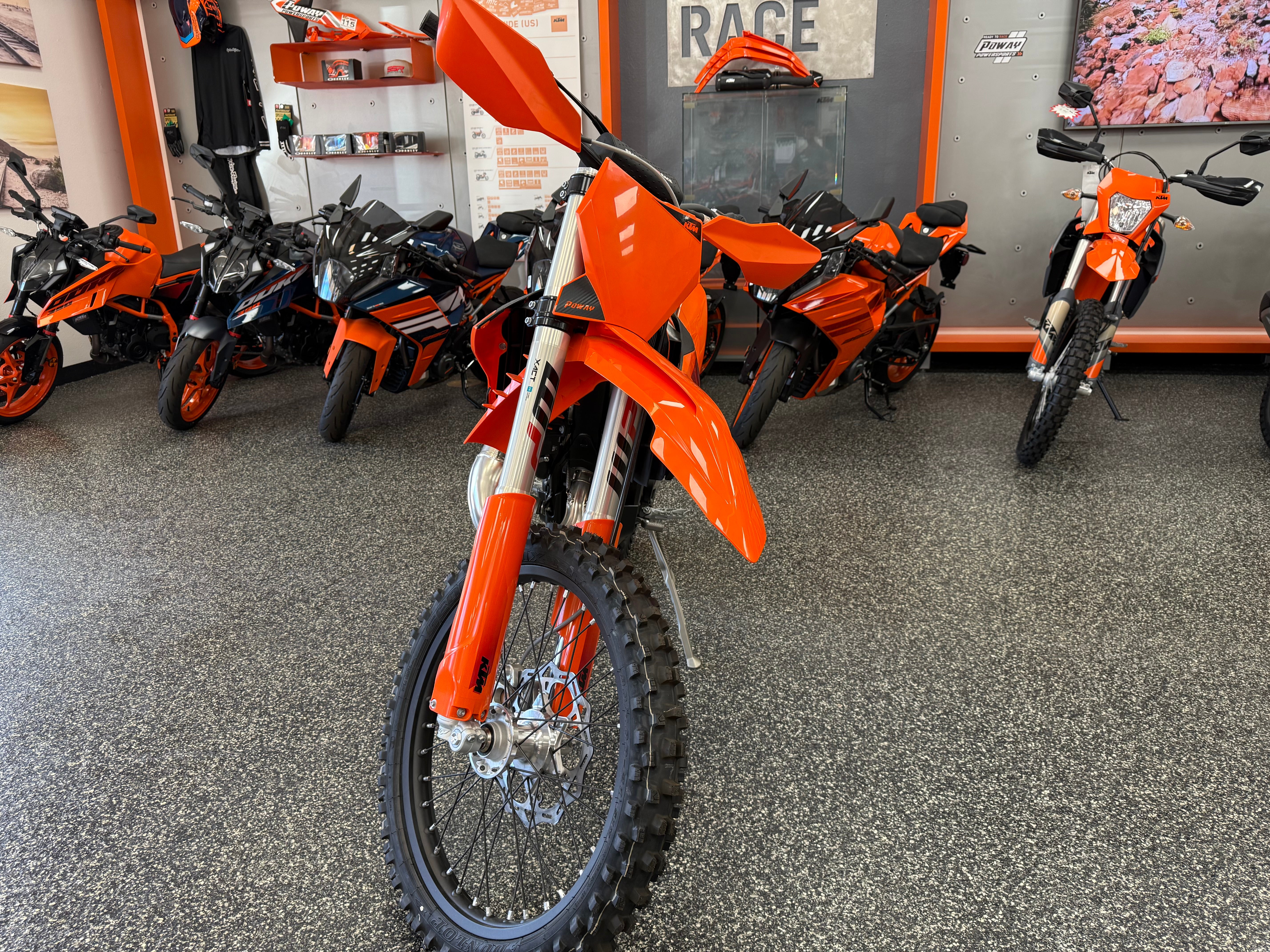 2025 KTM 125 XC action