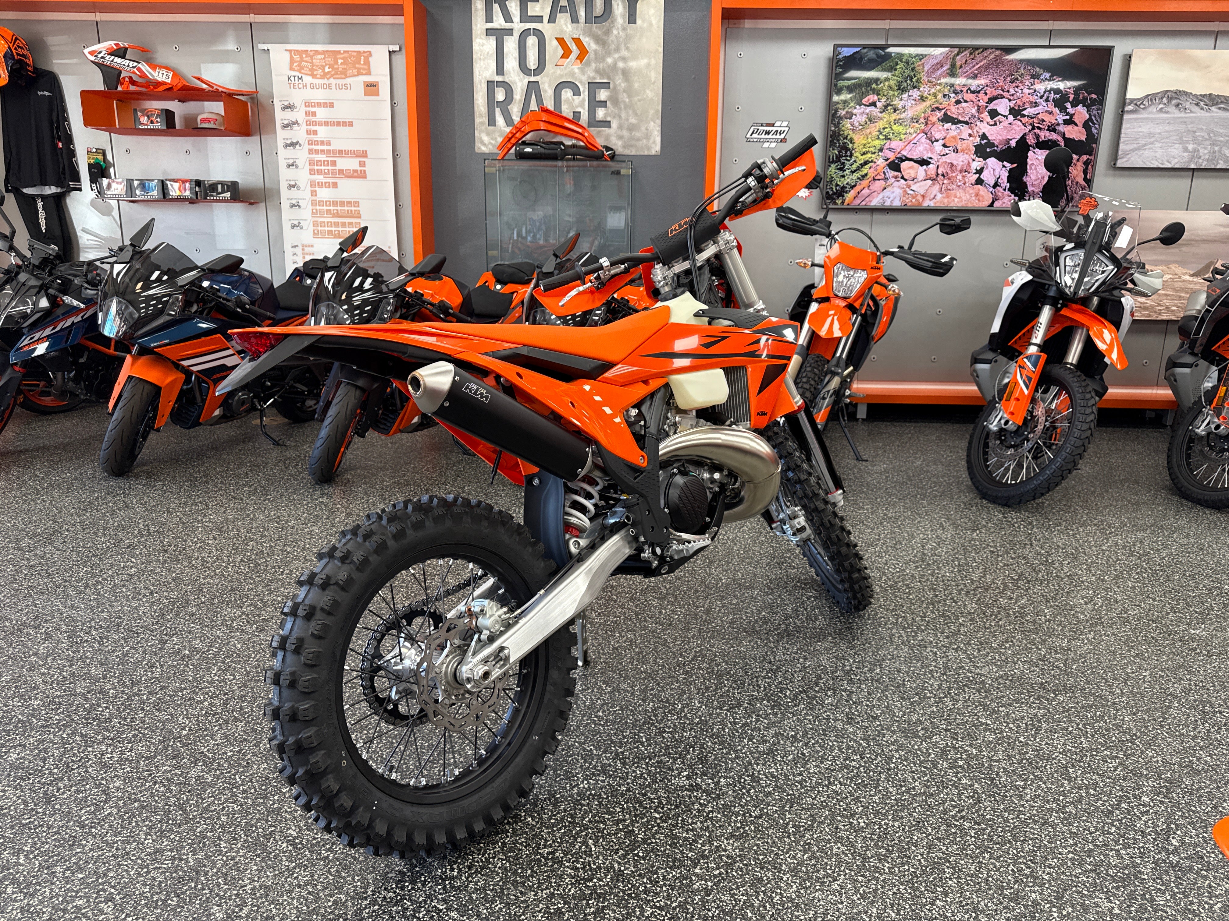 2025 KTM 250 XC-W in showroom