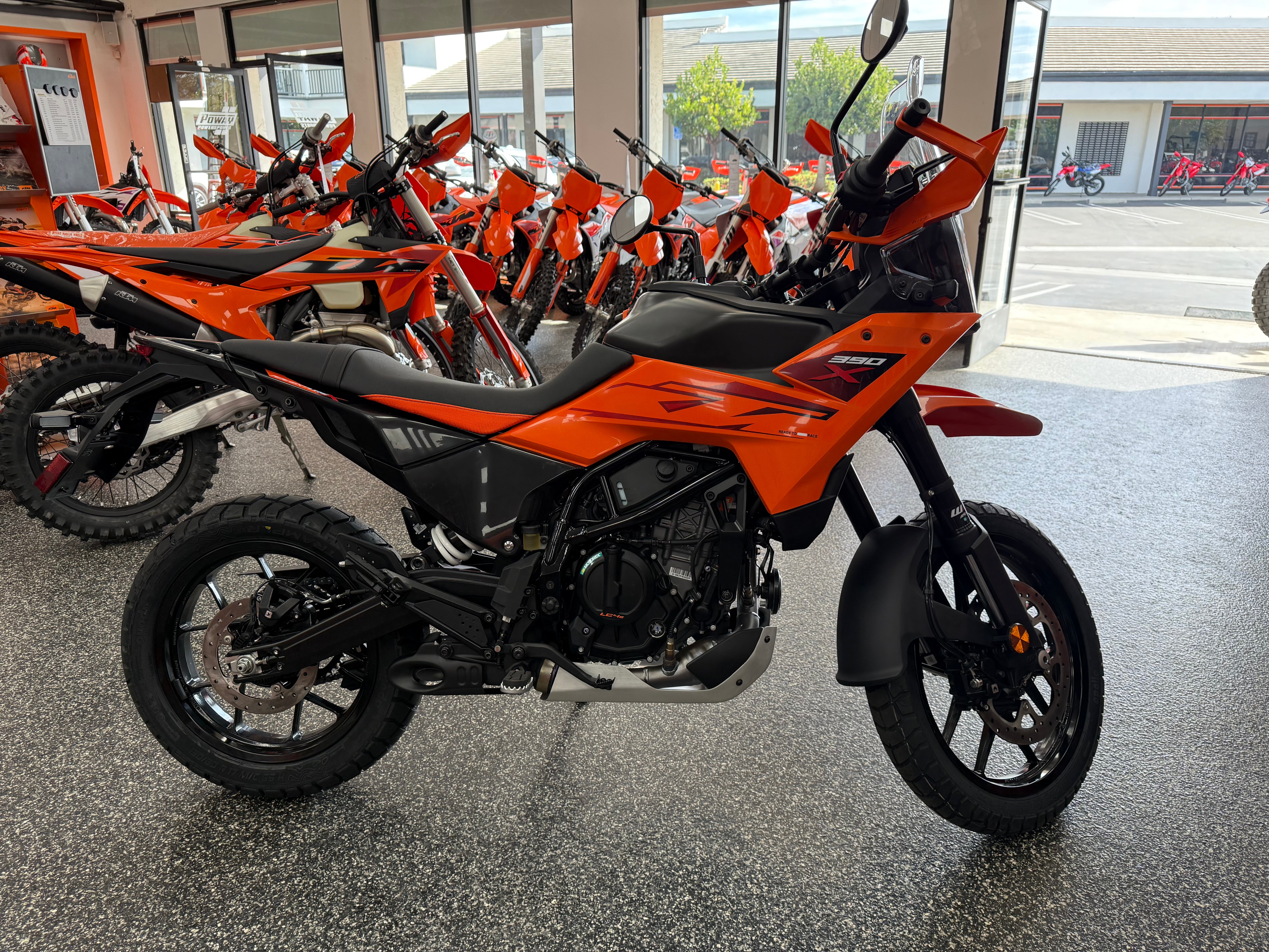 2025 KTM 390 ADVENTURE X side view