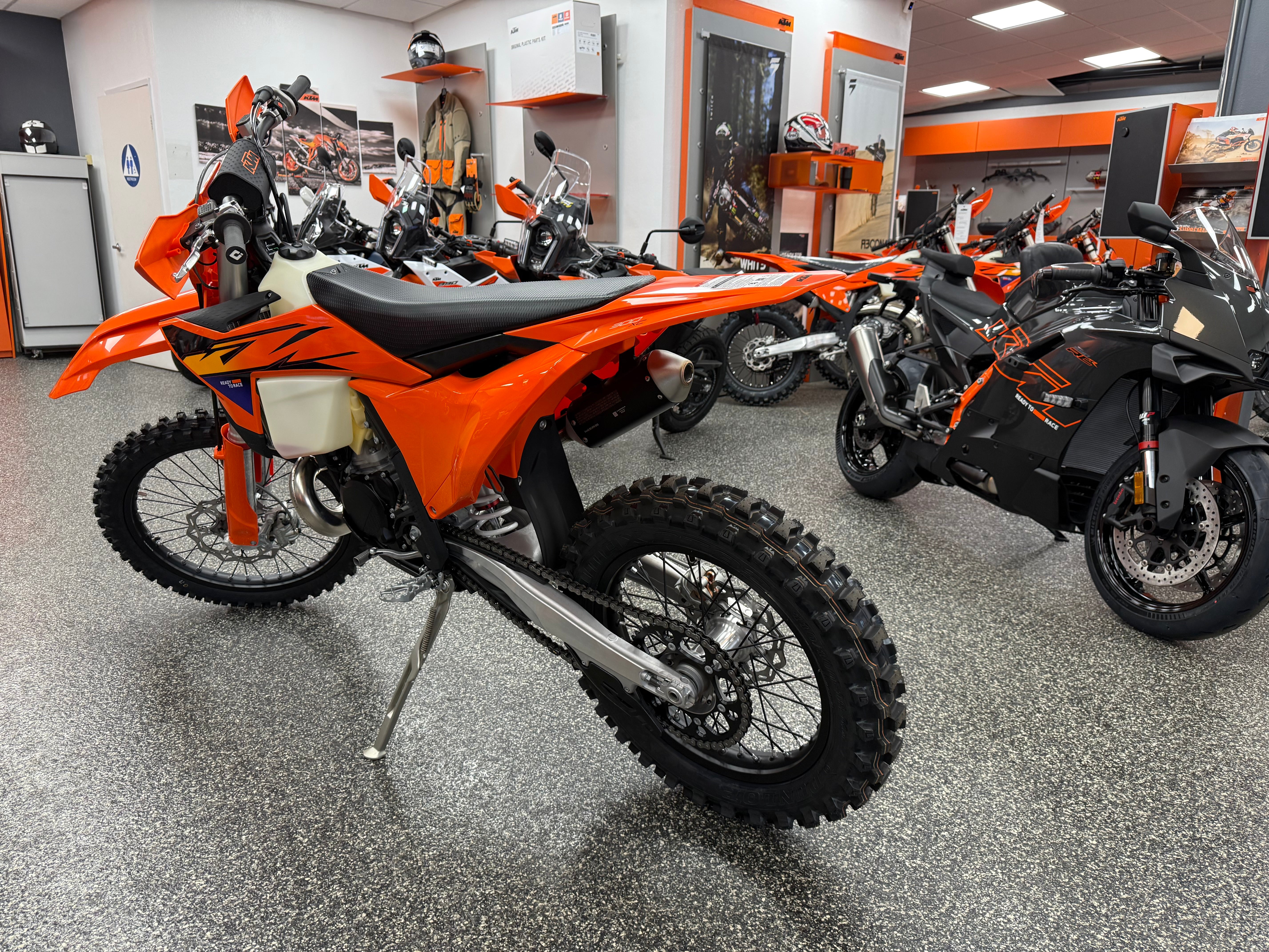 2026 KTM 300 XC action angle
