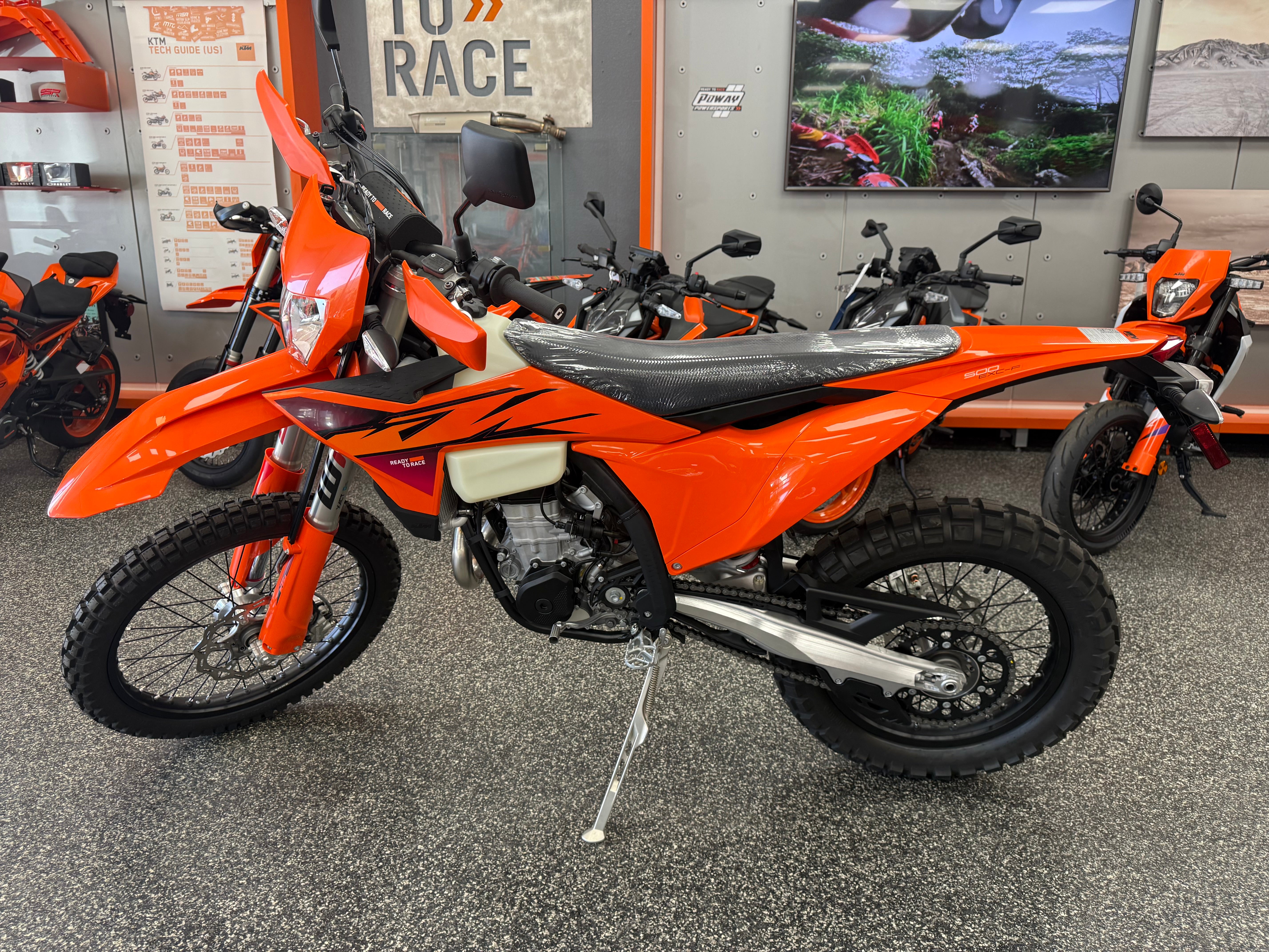2026 KTM 500 EXC-F side view