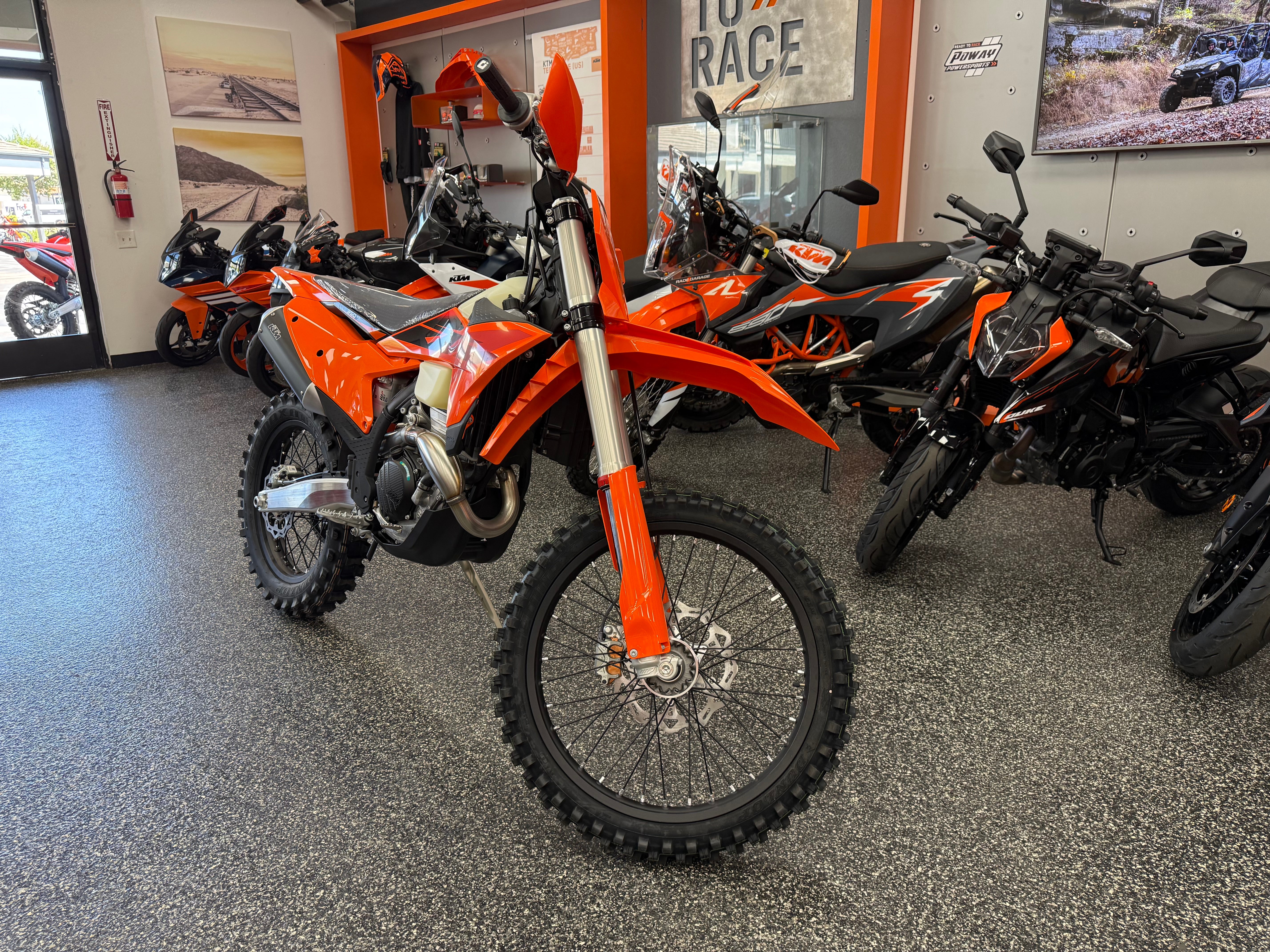 2027 KTM 350 XC-F side view