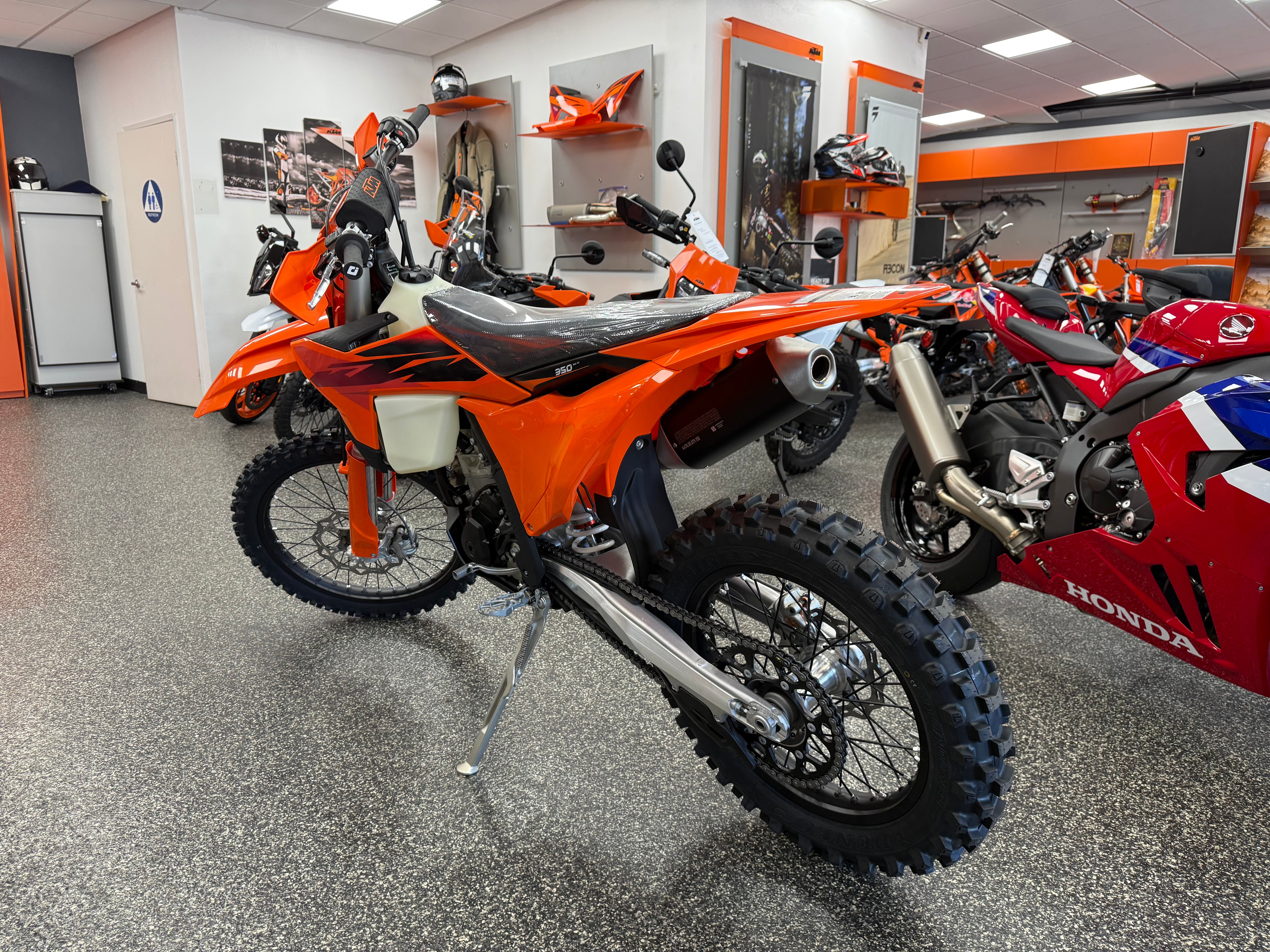 2027 KTM 350 XC-F action